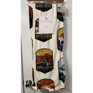 NATIONAL PARKS 50x70 Throw Blanket Grand Canyon Yosemite Yellowstone Tahoe Clark